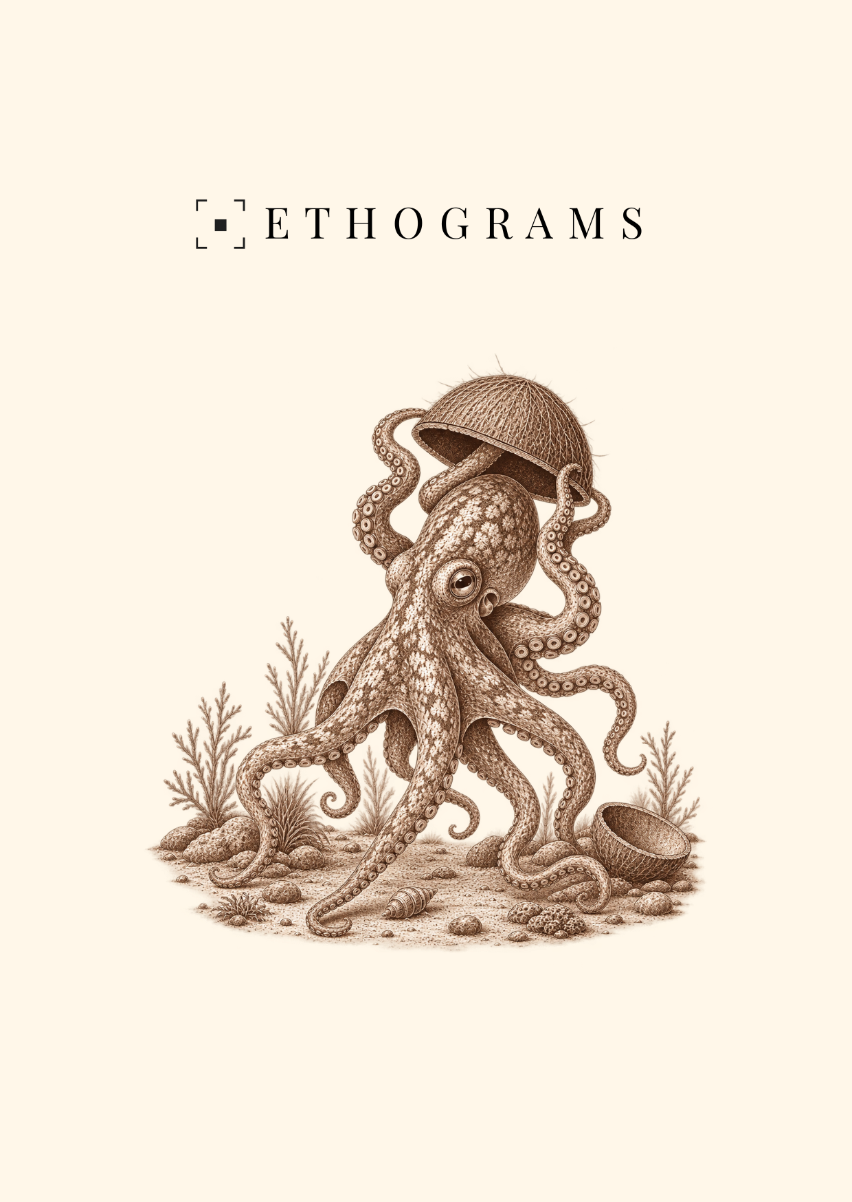 The Portable House — ETHOGRAMS illustrated postcard